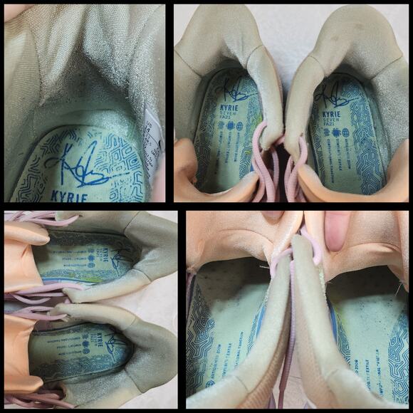 Nike Kyrie 7 1 World 1 People Mens 14 Regal Pink Basketball Pastel Embroidered - Picture 14 of 15